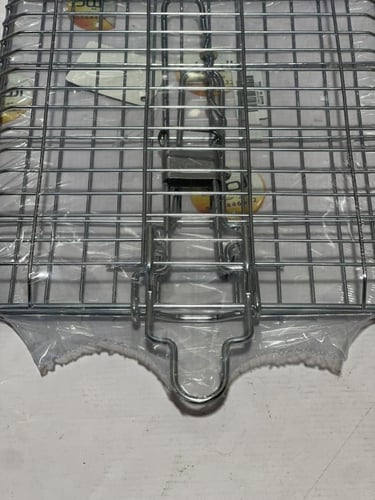 شبك شوي استيل مع يد قابلة للصفط وفصالات