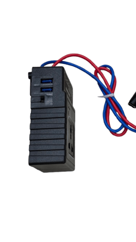 محول كهرباء من بطارية السيارة إلى فيش ٢٢٠ فولت مع...