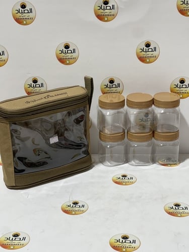 شنطة شفاف مع علب غطاء سنة شفاف