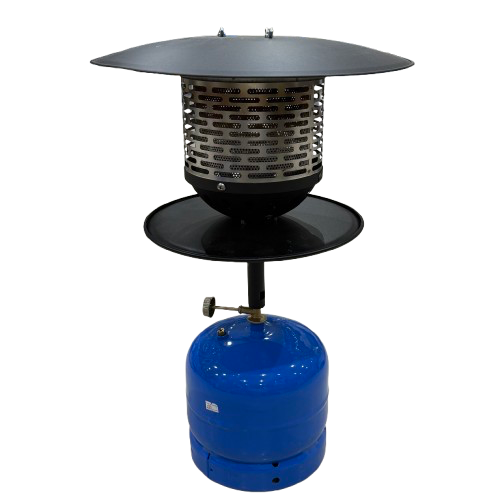 دفاية تعمل على الغاز مع عصاء قصيرة و طويلة