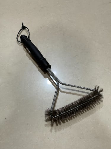 فرشة تنظيف شبوك الشوي مقبض بلاستيك