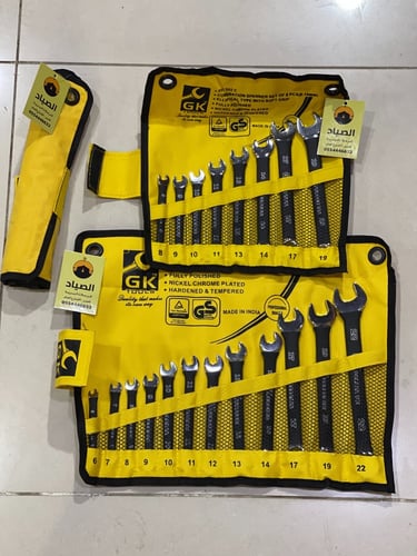 طقم مفكات وجهين هندي مع شنطة مقاسين