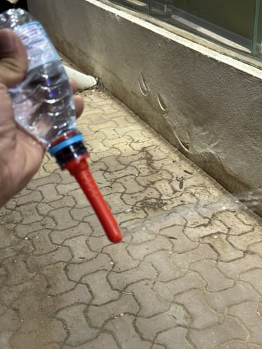 شطاف ورشاش القارورة السفري للرحلات مع جلد