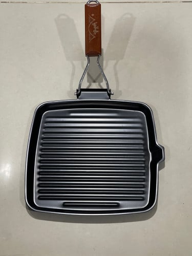 قالب الشواء المغلف بالكربون والمانع الالتصاق مقاس...