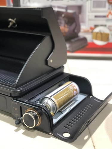 شواية الغاز المحمولة تعمل على دبات الغاز الطويلة أ...