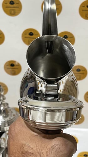 دلة استيل الملتهب الهندية فضية