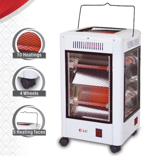 دفاية كهرباء خماسية بأربع كفرات متحركة وحساسات آما...