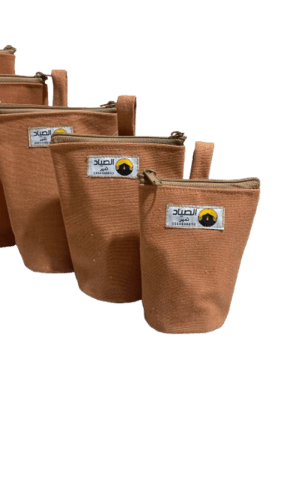 جراب الصياد للمعاميل هرمي وكيس شفاف داخلي مع مقبض