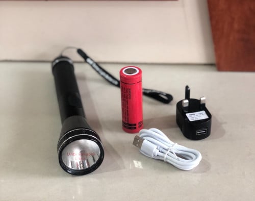 كشاف مع بطارية وشاحن جالكسي وراس بيت