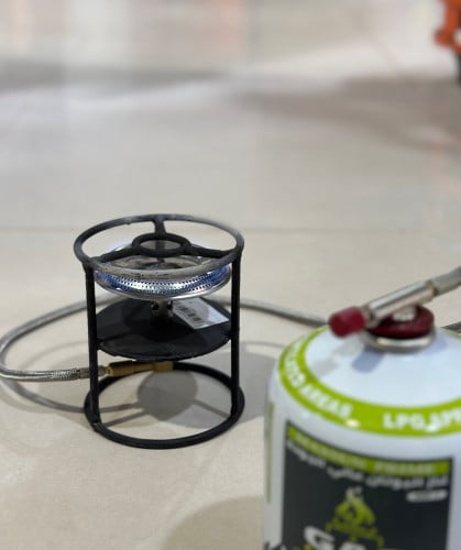 موقد دائري قطر 10 سم مع لي يعمل على دبات السنة