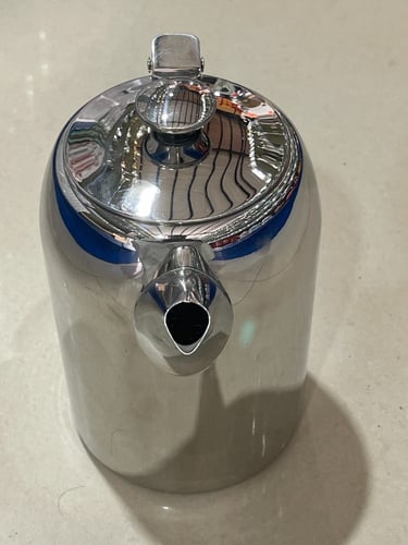 دلة تفويح الحليب أو القهوة استيل العساف بعدة مقاسا...