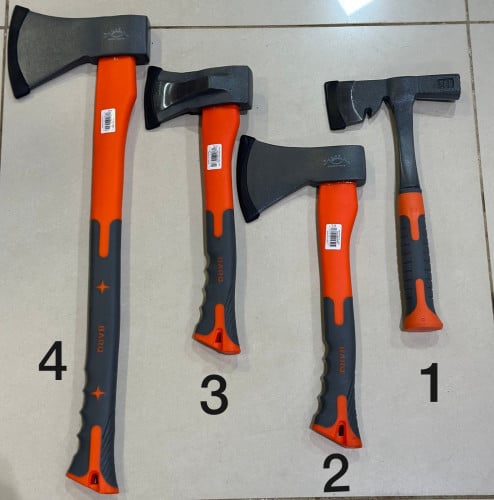 فأس بمقبض فيبر بمقاسات مختلفة