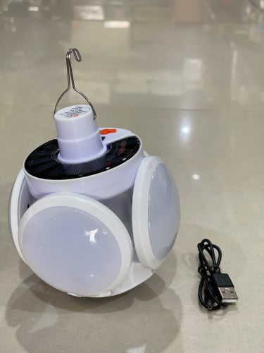 لمبة المخيمات مع شاحن يوسبي أو طاقة شمسية وتعليقة...