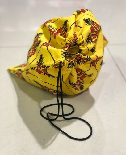 كيس قماش اصفر للبريق و الكاتم وغيرها