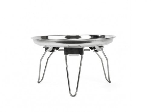 صحن ستيل بأرجل تتصفط بمقاسات مختلفة