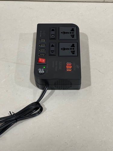 محول كهرباء من ولاعة السيارة إلى أفياش الكهرباء وم...