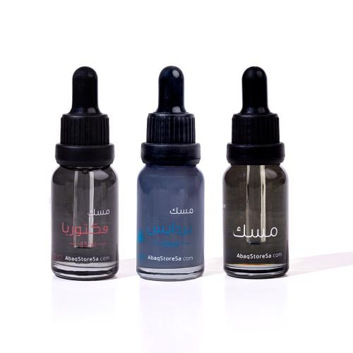 مسك عبق + مسك براديس + مسك فكتوريا