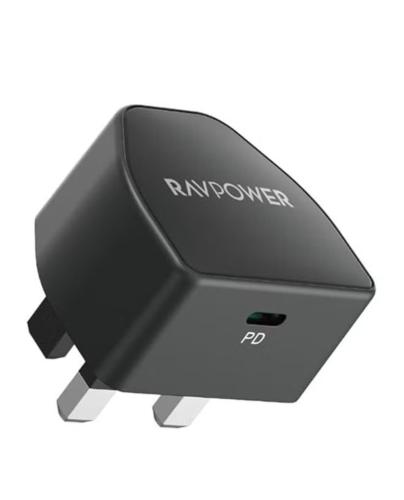 شاحن حائط RP-PC1041 PD بقوة 20 وات مع منفذ واحد من النوع C