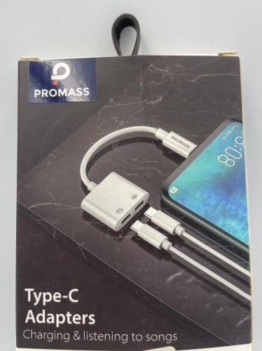محول TYPE-C شاحن وسماعة PROMASS