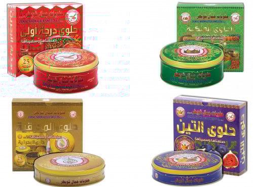 عرض التوفير 4 انواع حلوى