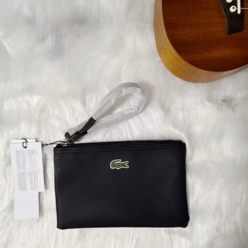 محفظة لاكوست ( اسود )