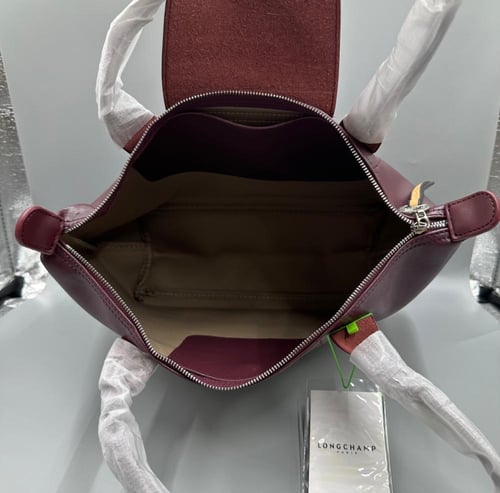 لونق تشامب جلد ( برغندي )