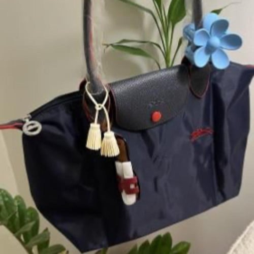 لونق تشامب ( كحلي + احمر )