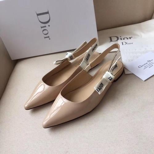 فلات ديور ( بيج ) Dior shoes