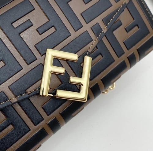 محفظة FF Diamonds فاندي ( بني اسبريسو )