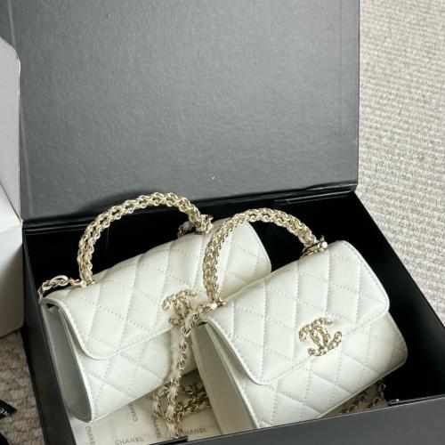 CHANEL KELLY 23P - شنطة شانيل - ابيض