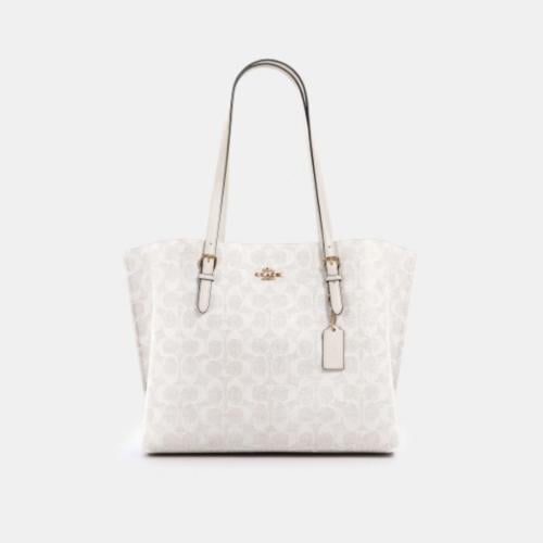 coach mollie tote / كوتش مولي ابيض