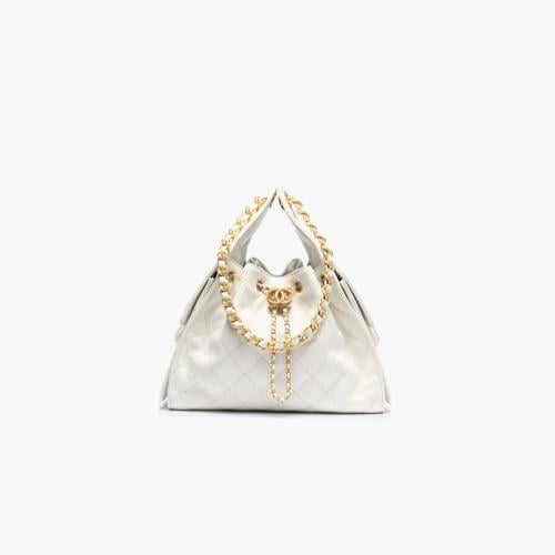 حقيبة شانيل ( ابيض ) CHANEL 25 LARGE HANDBAG