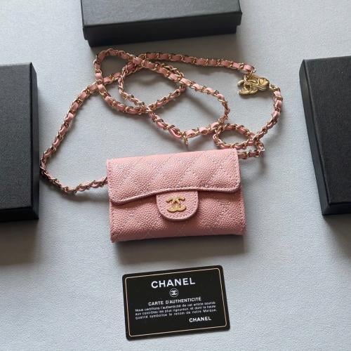 محفظة شانيل وردي - CHANEL