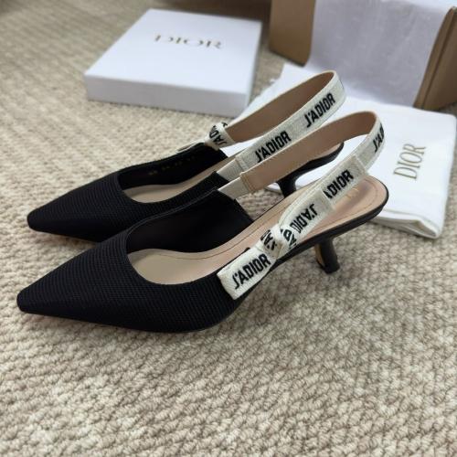 كعب ديور ( اسود ابيض ) Dior shoes