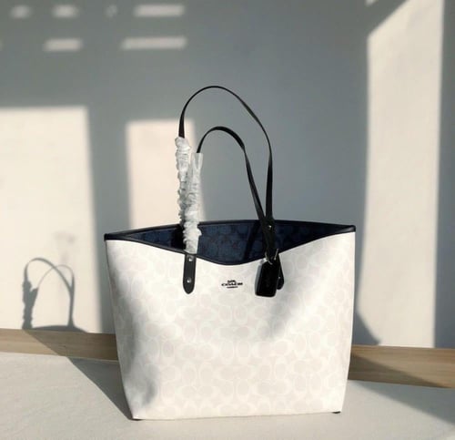 كوتش دبل فيس ( كحلي + ابيض ) لارج