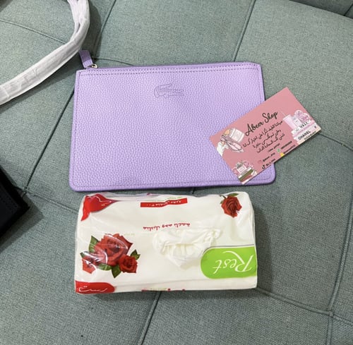 Lacoste لاكوست ( اسود + بنفسجي )