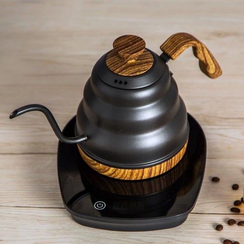 غلاية ستريكس الذكية 1 لتر لون اسود خشبي