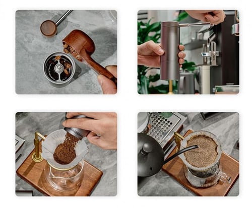 طاحونة يدوية احترافية اللون وردي