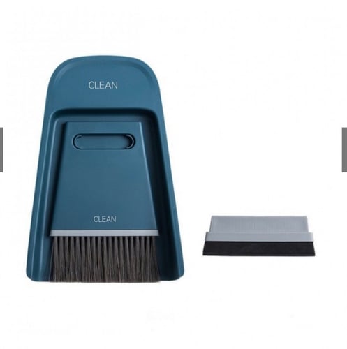 مكنسة وشطاف لطاولة القهوة ازرق