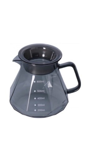 سيرفر زجاجي 02 اسود شفاف