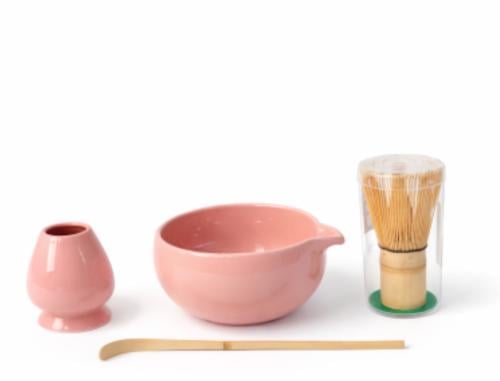 مجموعة ادوات الماتشا احترافي وردي