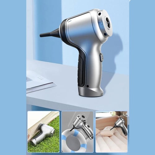 مكنسة و منفاخ صغيرة قابلة لاعادة الشحن لتنظيف ركن...