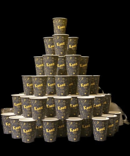 اكواب كوز الورقية 9 اونص 50 حبة