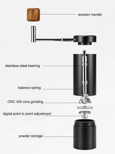 طاحونة يدوية احترافية اللون وردي