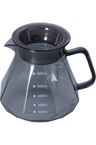 سيرفر زجاجي 02 اسود شفاف