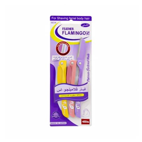 امواس فيذر فلامينجو اس حلاقة مطويه للسيدات 3 قطع