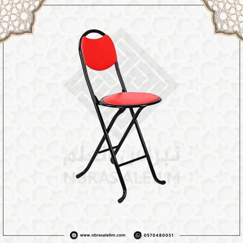 مجموعة عدد (6) كرسي معدني قابل للطي