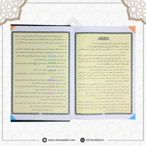 مصحف معلم الترتيل - التفصيل الموضوعي