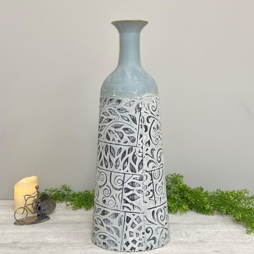 فازة حديد مزخرفة تيفاني - ك