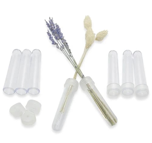 انبوب ماء بلاستيك للورد الطبيعي (100 حبه)